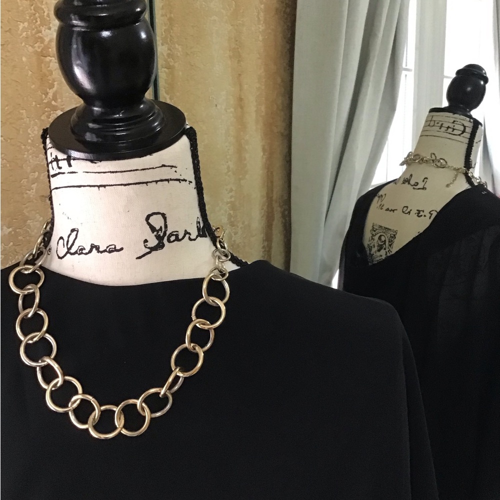 Baublebar golden color necklace